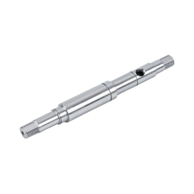 Eje del motor con orificio pasante